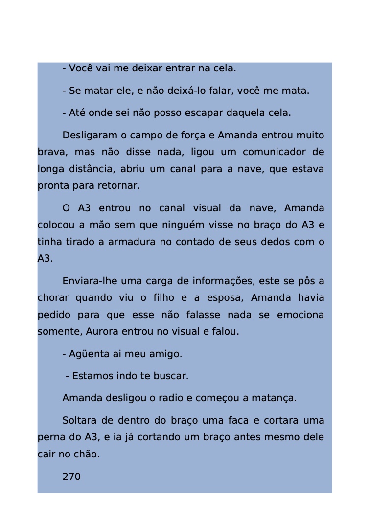 Página 198 - Livro Amanda e os Nanorobôs para Ler e Baixar em PDF para imprimir