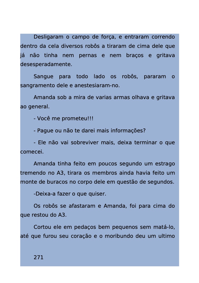 Página 199 - Livro Amanda e os Nanorobôs para Ler e Baixar em PDF para imprimir