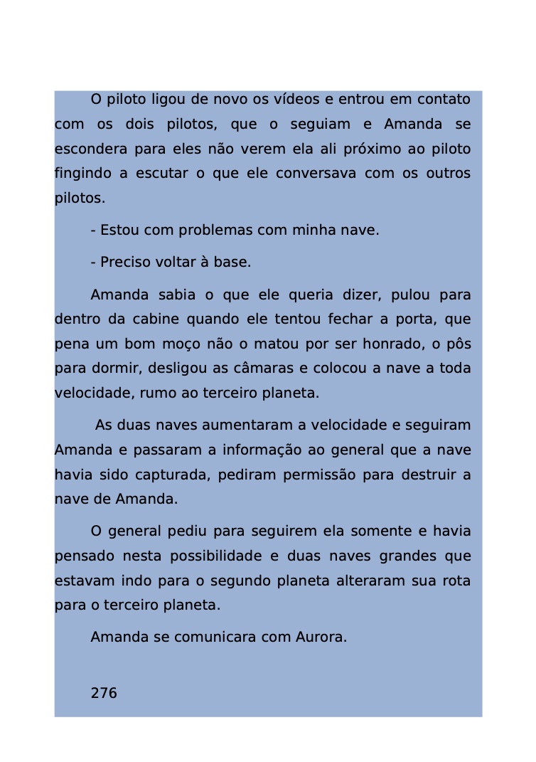 Página 204 - Livro Amanda e os Nanorobôs para Ler e Baixar em PDF para imprimir