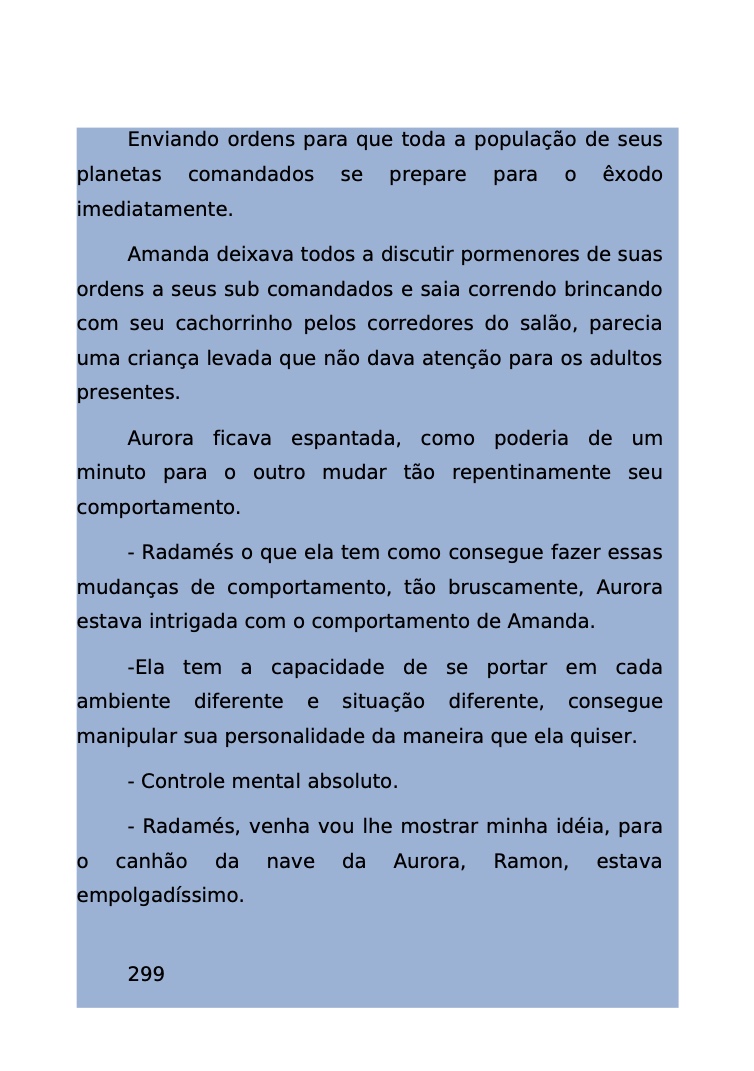 Página 229 - Livro Amanda e os Nanorobôs para Ler e Baixar em PDF para imprimir