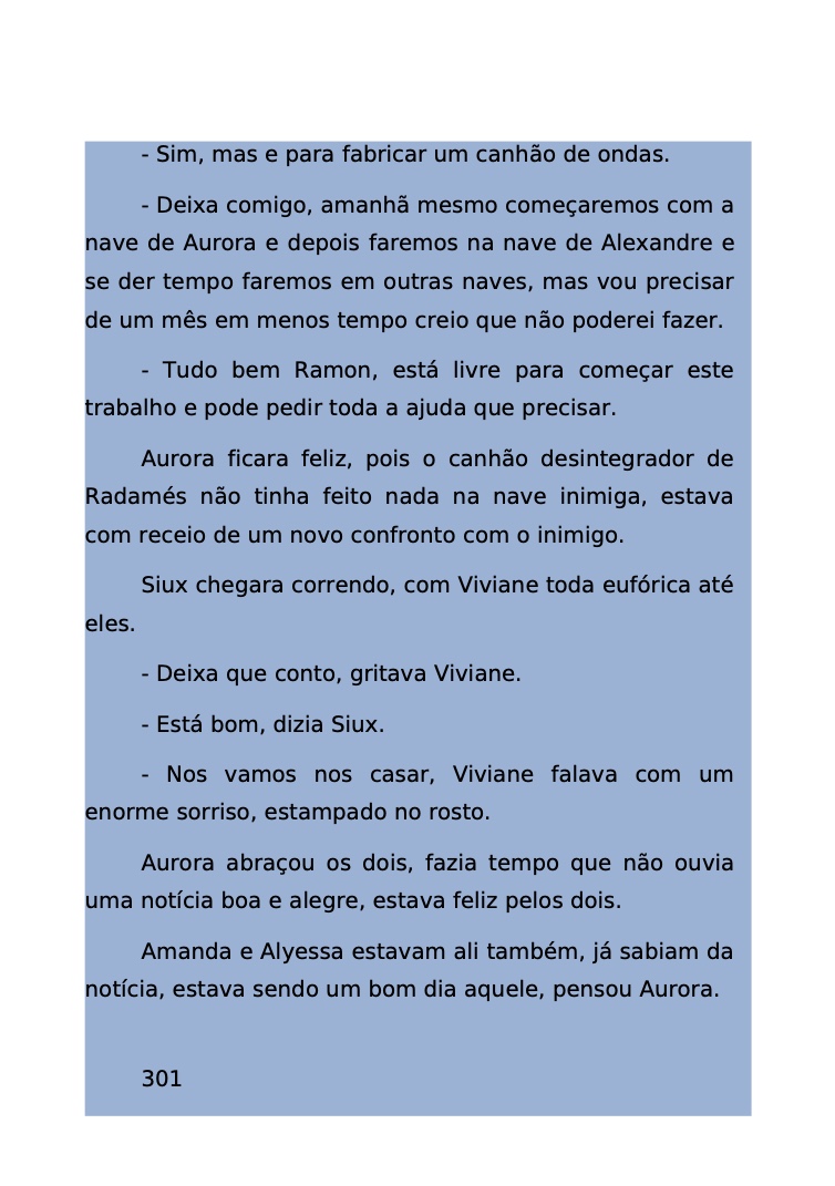 Página 232 - Livro Amanda e os Nanorobôs para Ler e Baixar em PDF para imprimir