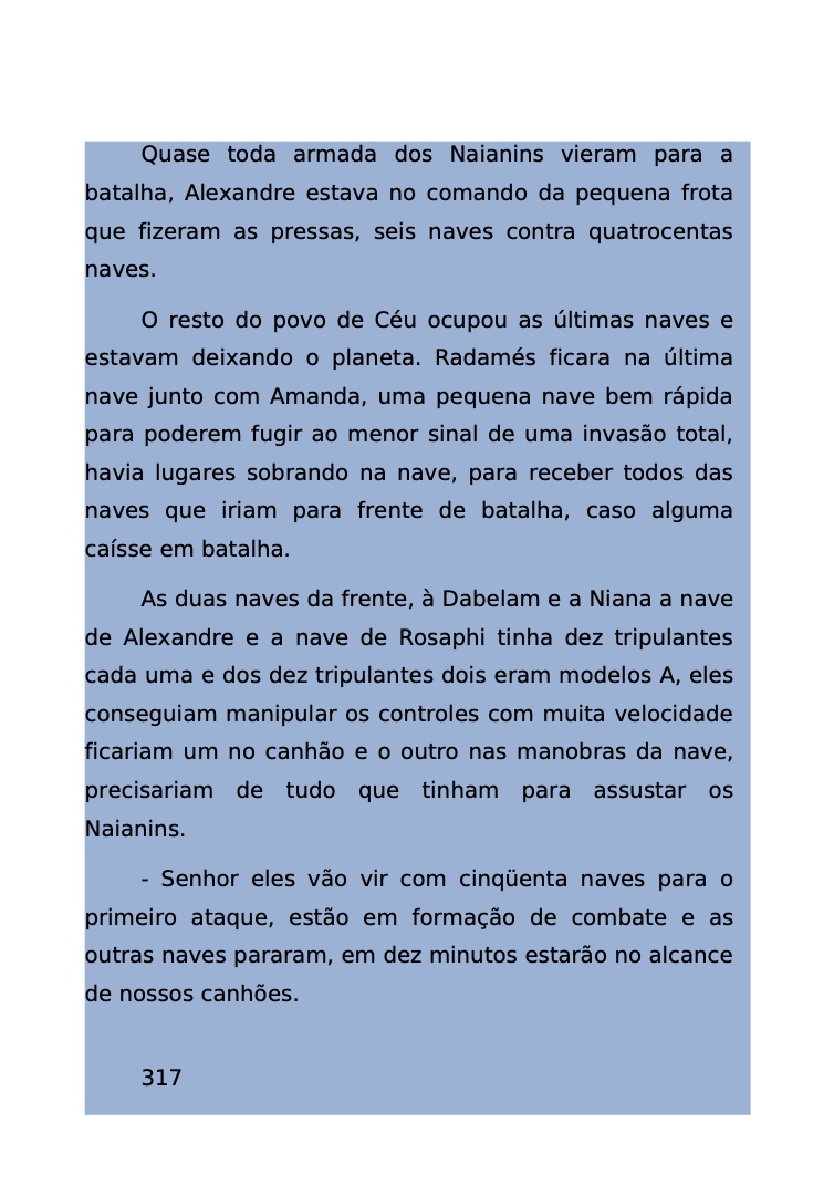 Página 249 - Livro Amanda e os Nanorobôs para Ler e Baixar em PDF para imprimir