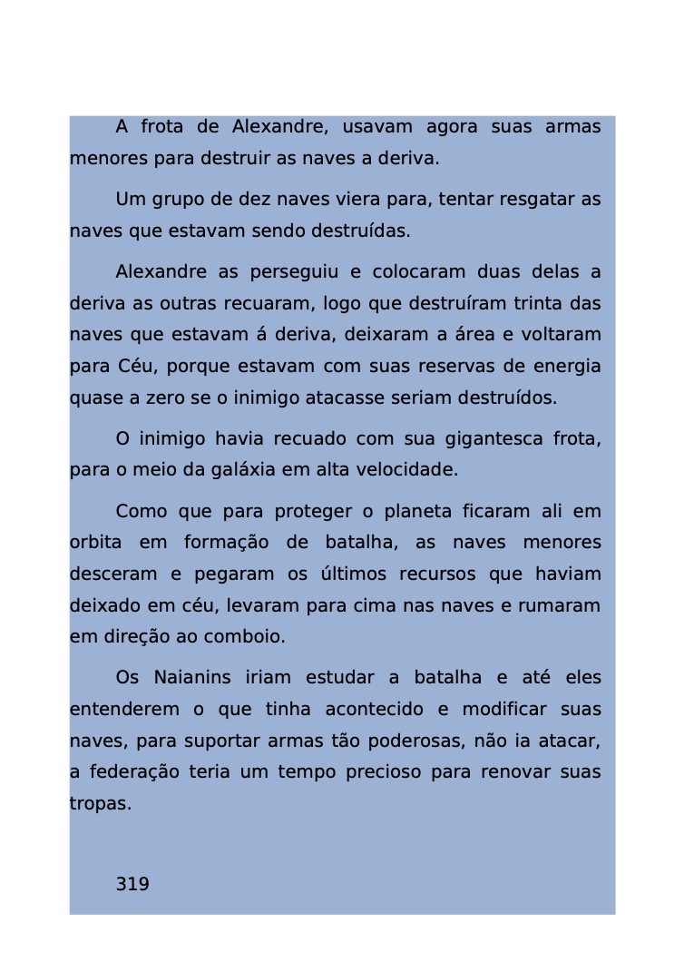 Página 251 - Livro Amanda e os Nanorobôs para Ler e Baixar em PDF para imprimir