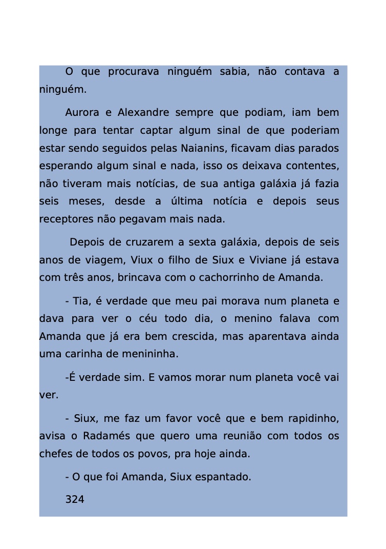Página 257 - Livro Amanda e os Nanorobôs para Ler e Baixar em PDF para imprimir