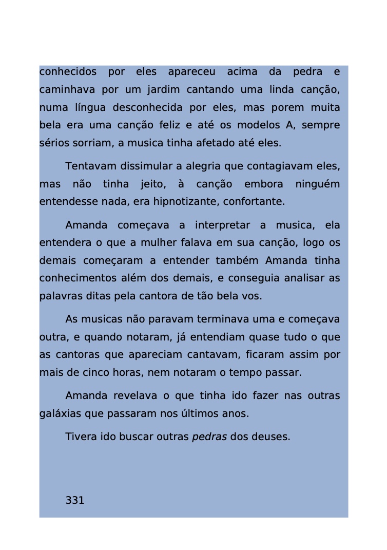 Página 265 - Livro Amanda e os Nanorobôs para Ler e Baixar em PDF para imprimir