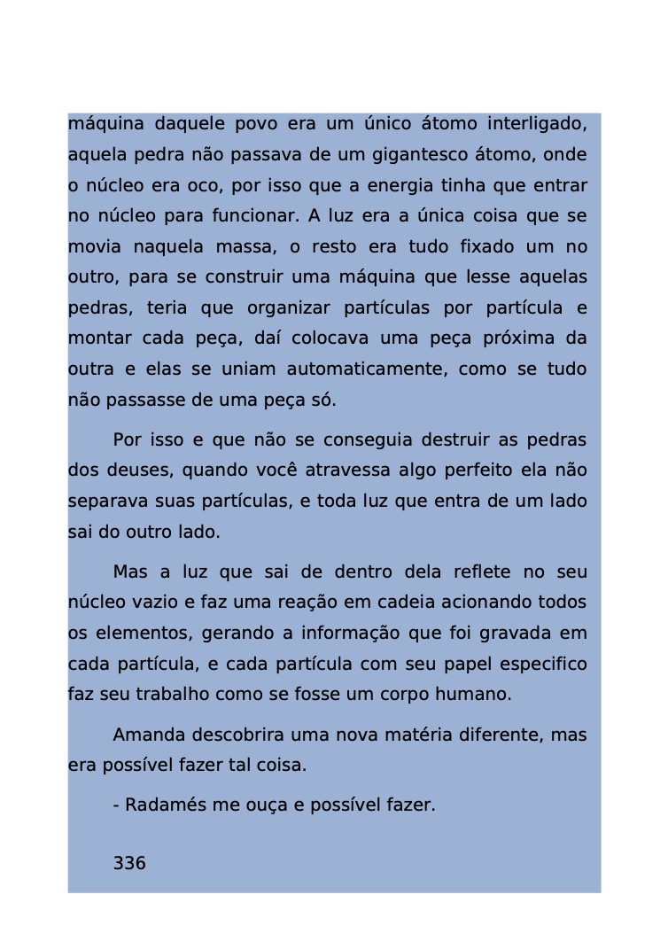 Página 270 - Livro Amanda e os Nanorobôs para Ler e Baixar em PDF para imprimir