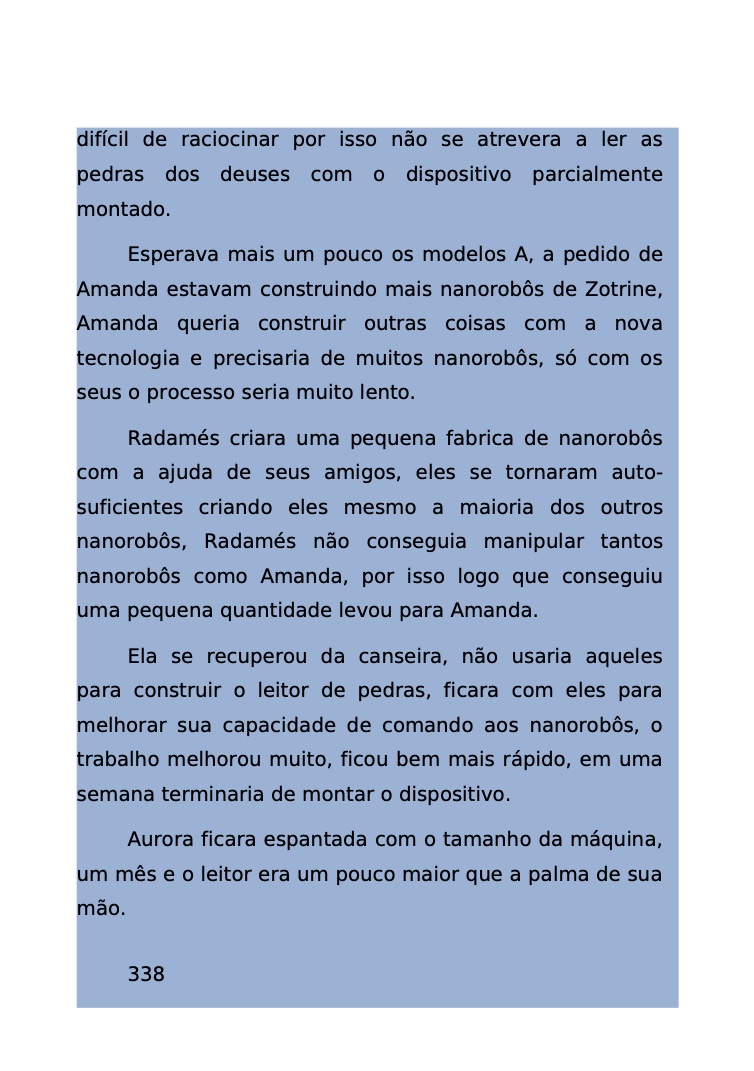 Página 272 - Livro Amanda e os Nanorobôs para Ler e Baixar em PDF para imprimir