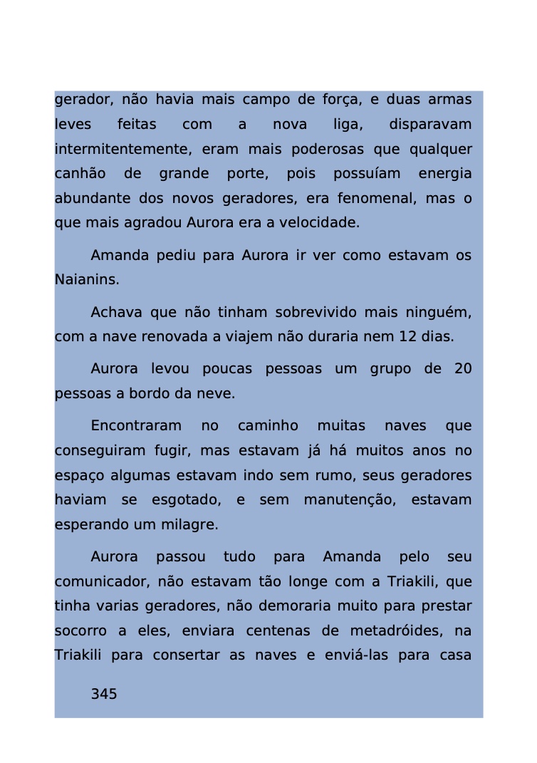 Página 280 - Livro Amanda e os Nanorobôs para Ler e Baixar em PDF para imprimir
