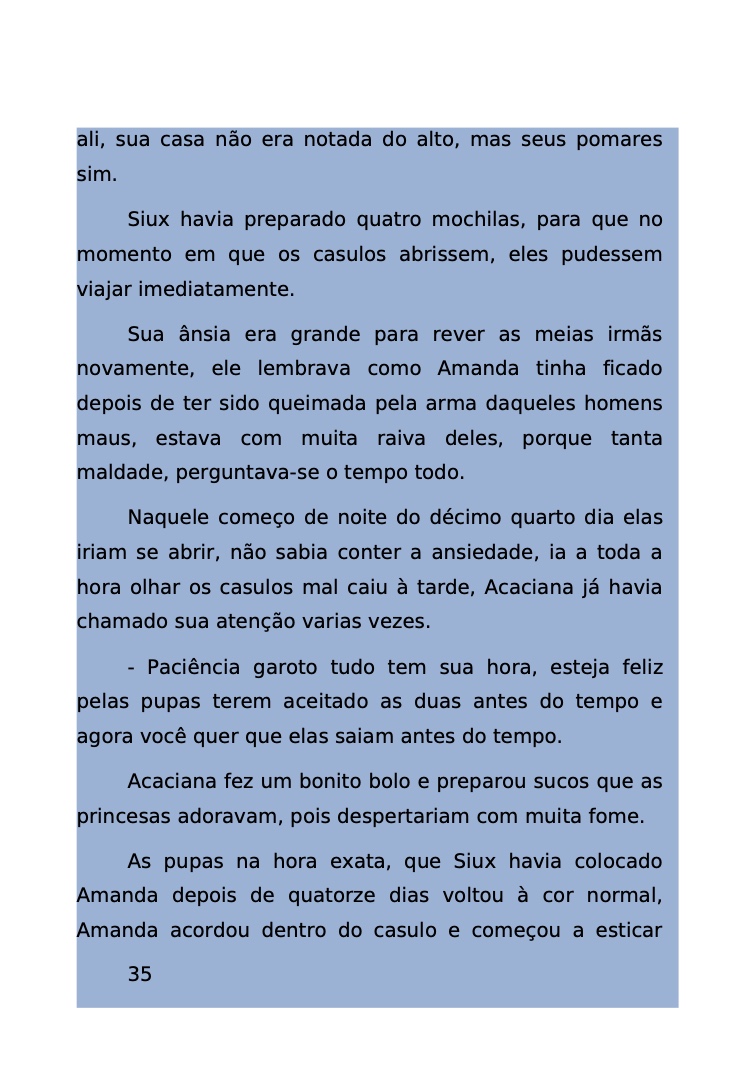 Página 285 - Livro Amanda e os Nanorobôs para Ler e Baixar em PDF para imprimir