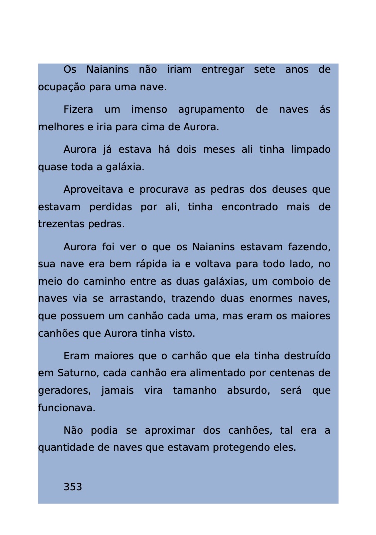 Página 289 - Livro Amanda e os Nanorobôs para Ler e Baixar em PDF para imprimir