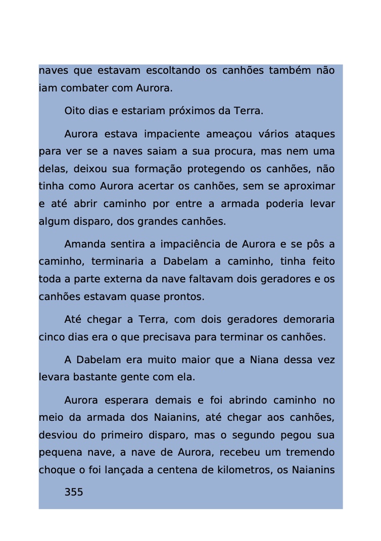 Página 291 - Livro Amanda e os Nanorobôs para Ler e Baixar em PDF para imprimir