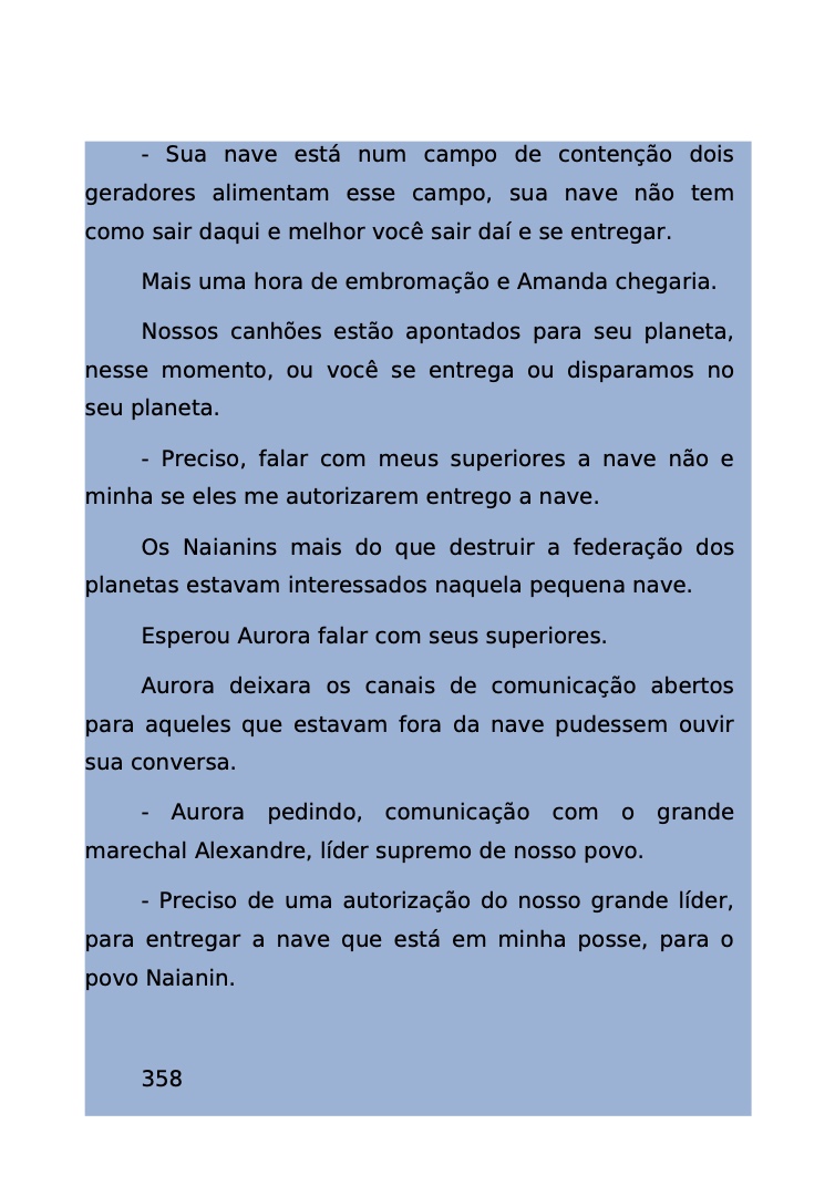 Página 294 - Livro Amanda e os Nanorobôs para Ler e Baixar em PDF para imprimir