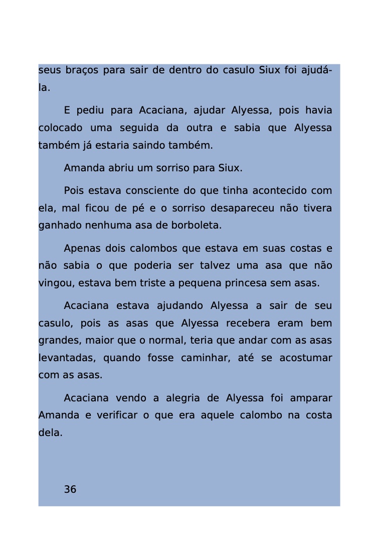 Página 296 - Livro Amanda e os Nanorobôs para Ler e Baixar em PDF para imprimir