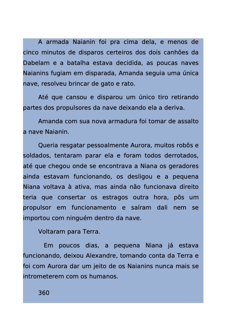 Página 297 - Livro Amanda e os Nanorobôs para Ler e Baixar em PDF para imprimir