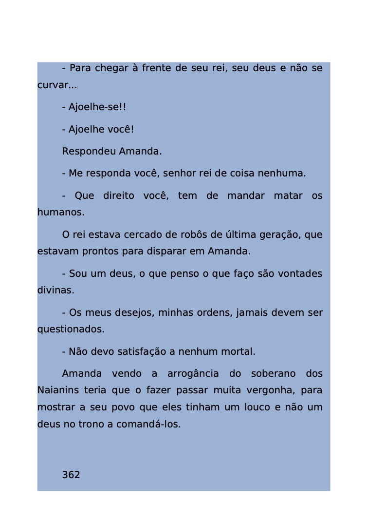 Página 299 - Livro Amanda e os Nanorobôs para Ler e Baixar em PDF para imprimir