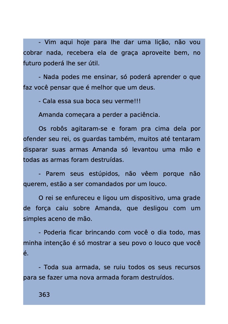 Página 300 - Livro Amanda e os Nanorobôs para Ler e Baixar em PDF para imprimir