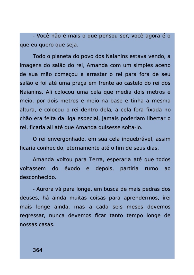 Página 301 - Livro Amanda e os Nanorobôs para Ler e Baixar em PDF para imprimir