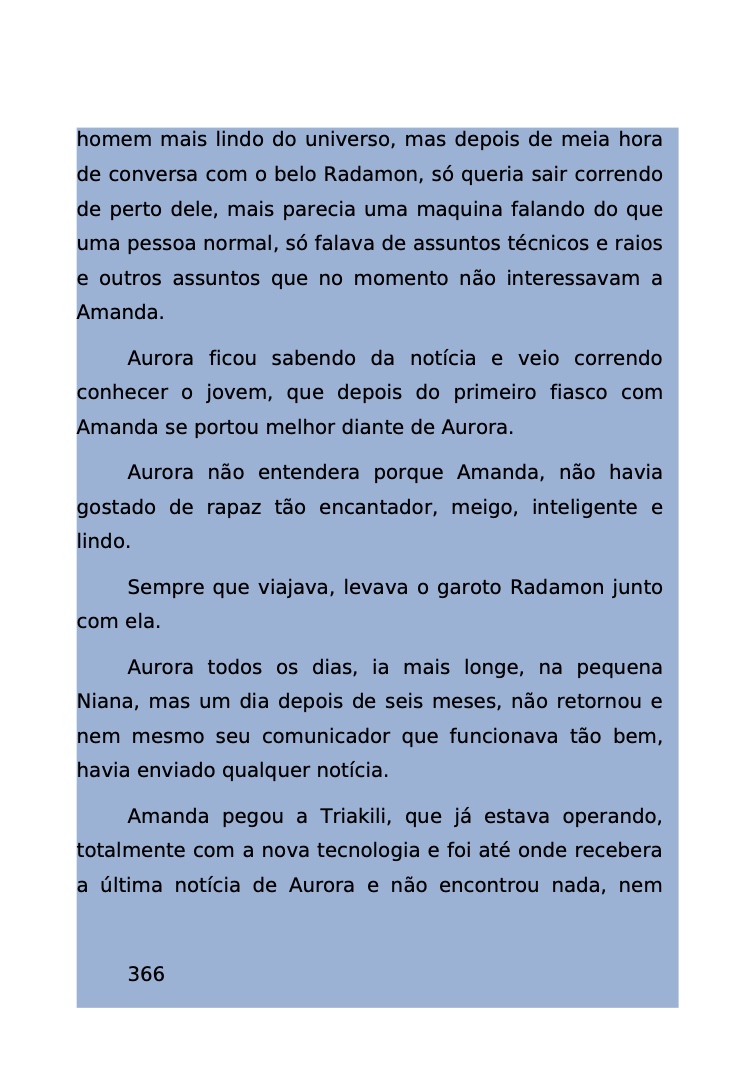 Página 303 - Livro Amanda e os Nanorobôs para Ler e Baixar em PDF para imprimir