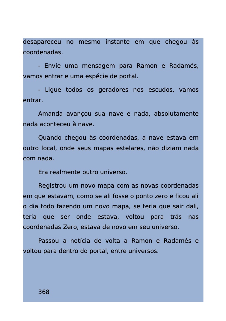 Página 305 - Livro Amanda e os Nanorobôs para Ler e Baixar em PDF para imprimir