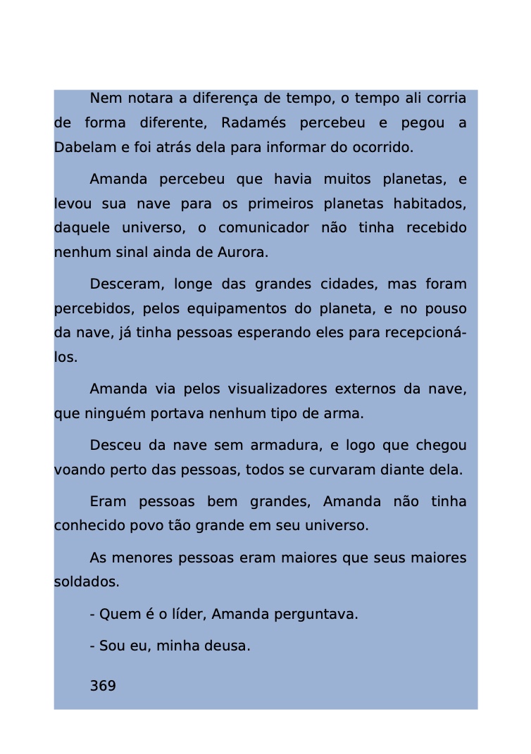 Página 306 - Livro Amanda e os Nanorobôs para Ler e Baixar em PDF para imprimir