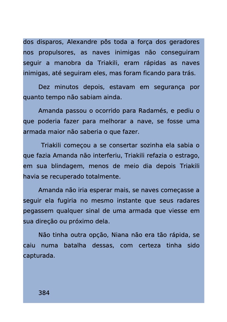 Página 323 - Livro Amanda e os Nanorobôs para Ler e Baixar em PDF para imprimir
