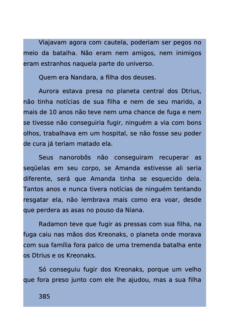 Página 324 - Livro Amanda e os Nanorobôs para Ler e Baixar em PDF para imprimir