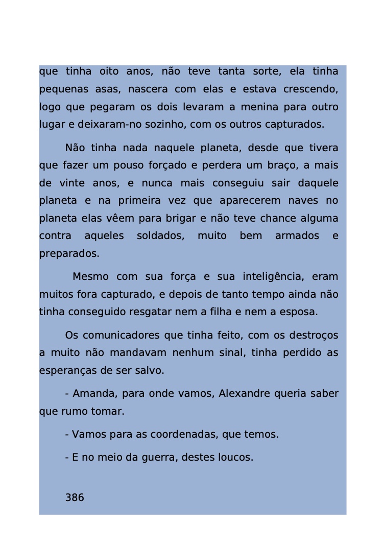 Página 325 - Livro Amanda e os Nanorobôs para Ler e Baixar em PDF para imprimir