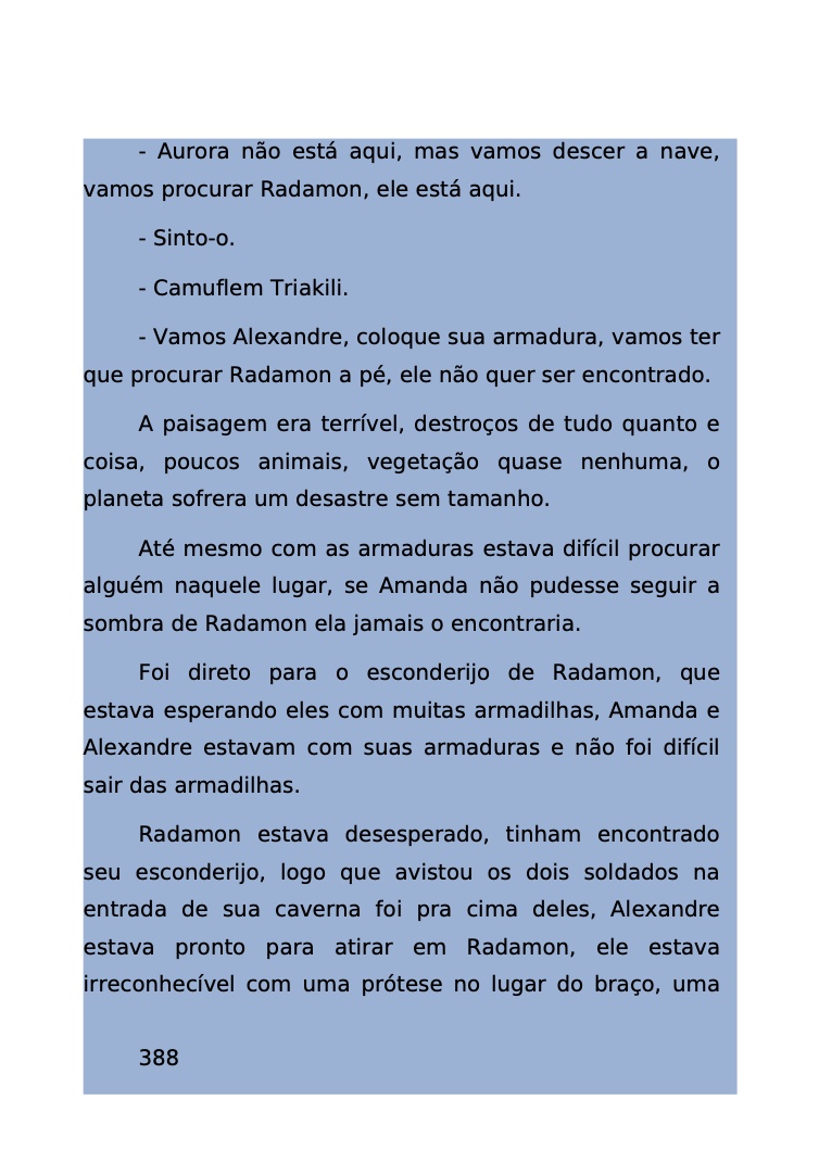 Página 327 - Livro Amanda e os Nanorobôs para Ler e Baixar em PDF para imprimir