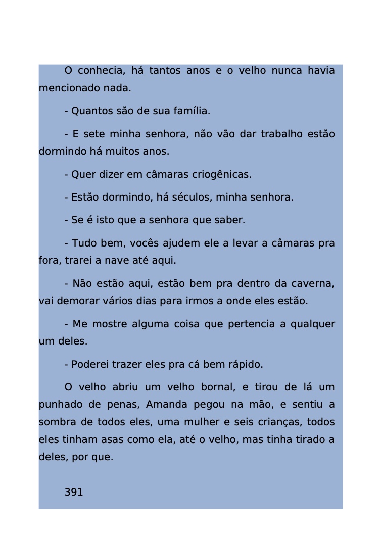 Página 331 - Livro Amanda e os Nanorobôs para Ler e Baixar em PDF para imprimir