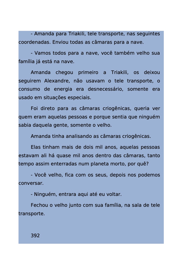 Página 332 - Livro Amanda e os Nanorobôs para Ler e Baixar em PDF para imprimir
