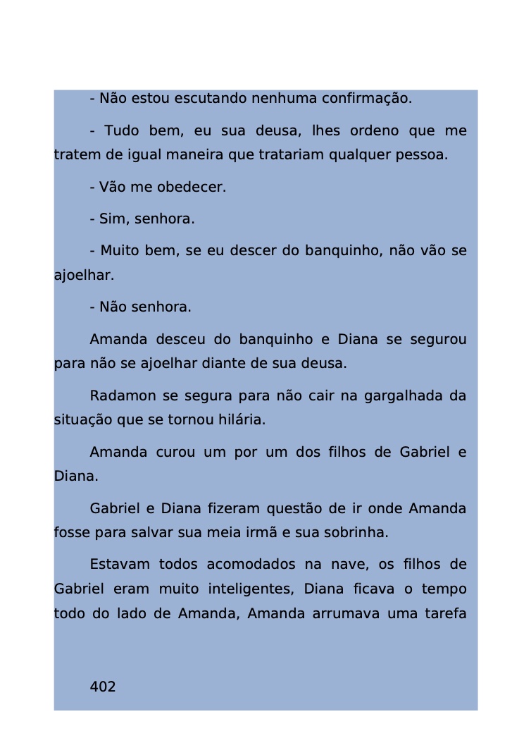 Página 343 - Livro Amanda e os Nanorobôs para Ler e Baixar em PDF para imprimir
