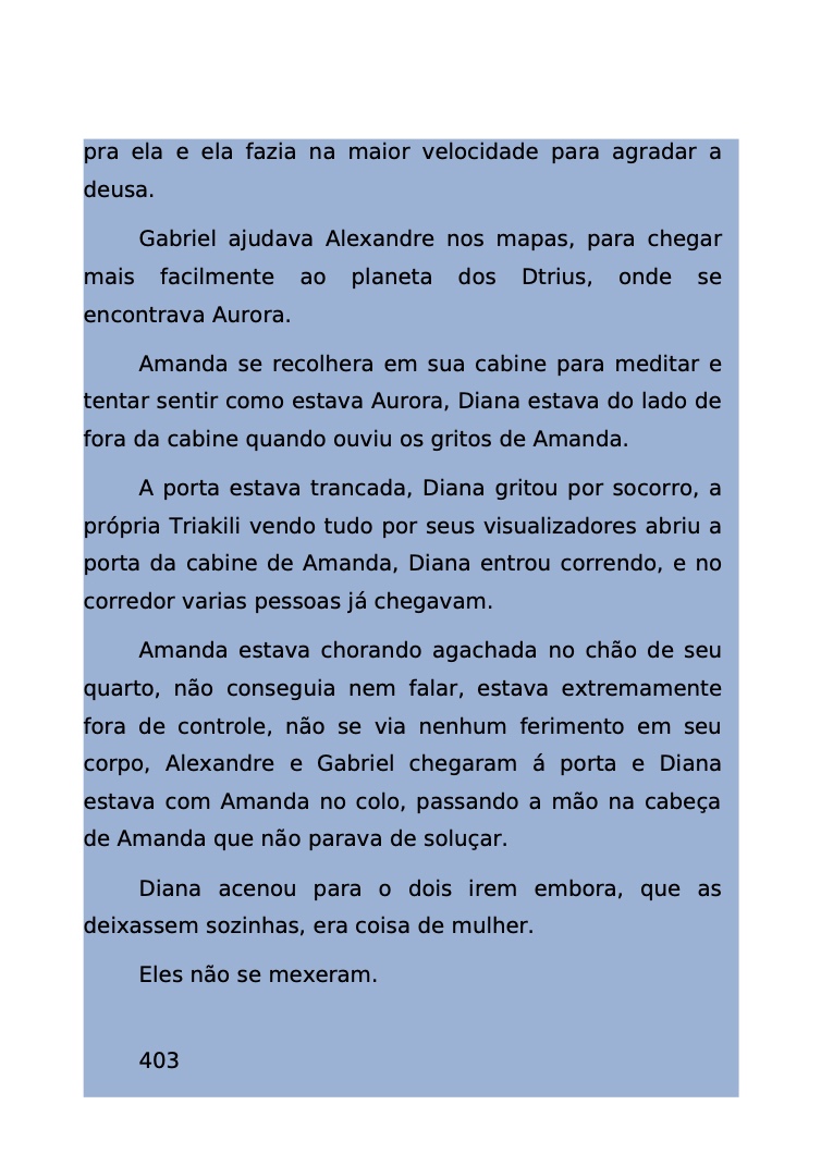 Página 344 - Livro Amanda e os Nanorobôs para Ler e Baixar em PDF para imprimir