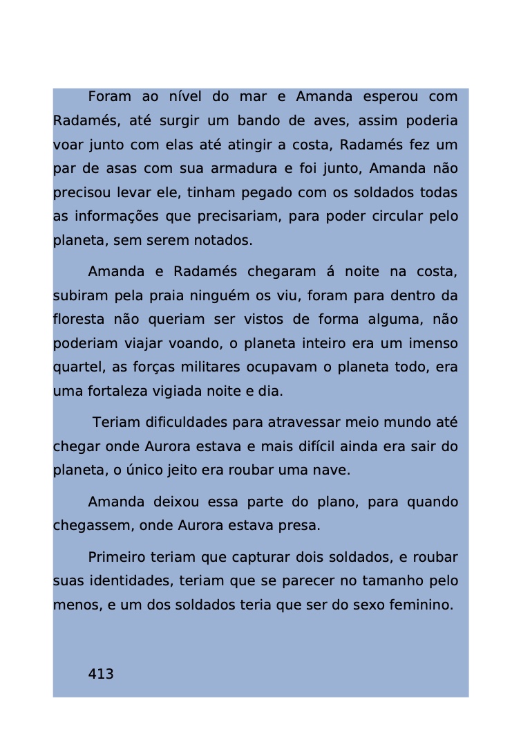 Página 355 - Livro Amanda e os Nanorobôs para Ler e Baixar em PDF para imprimir