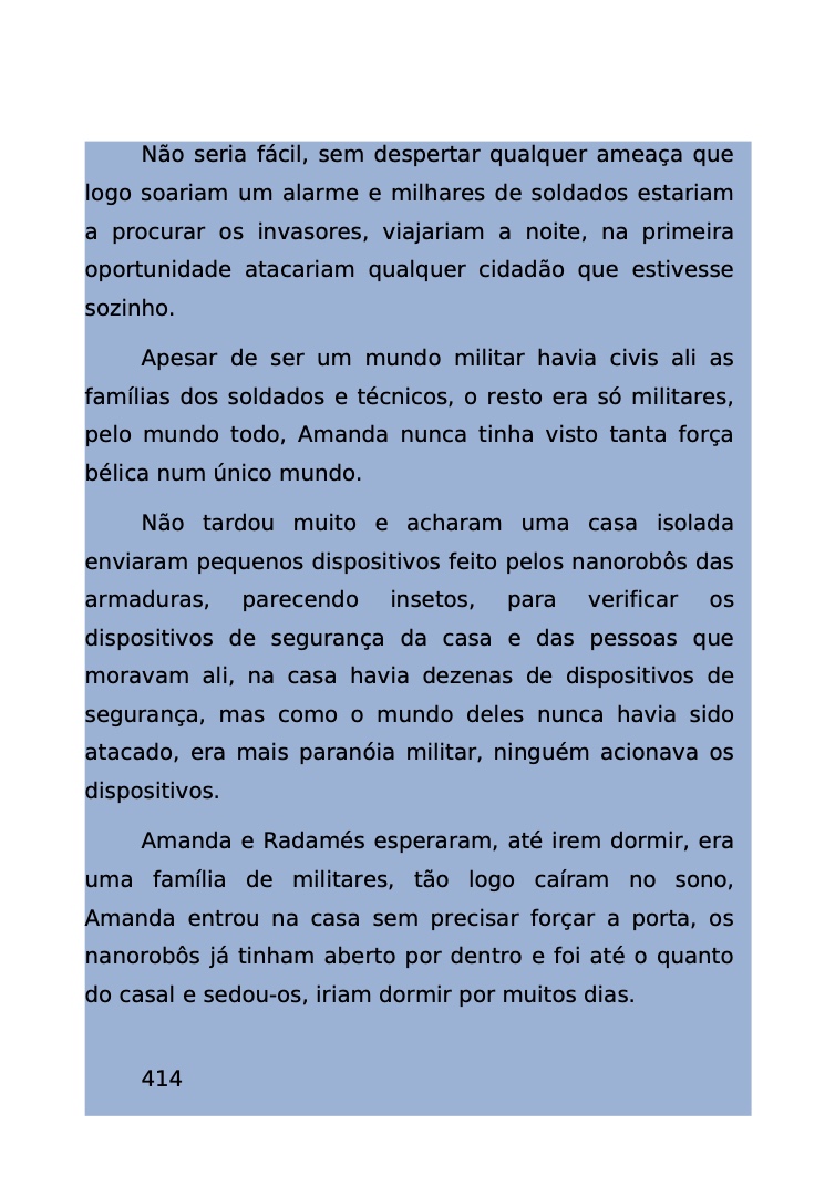 Página 356 - Livro Amanda e os Nanorobôs para Ler e Baixar em PDF para imprimir
