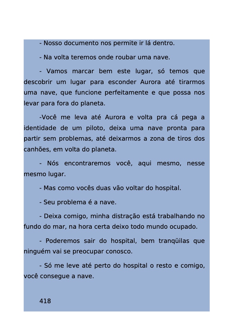 Página 360 - Livro Amanda e os Nanorobôs para Ler e Baixar em PDF para imprimir