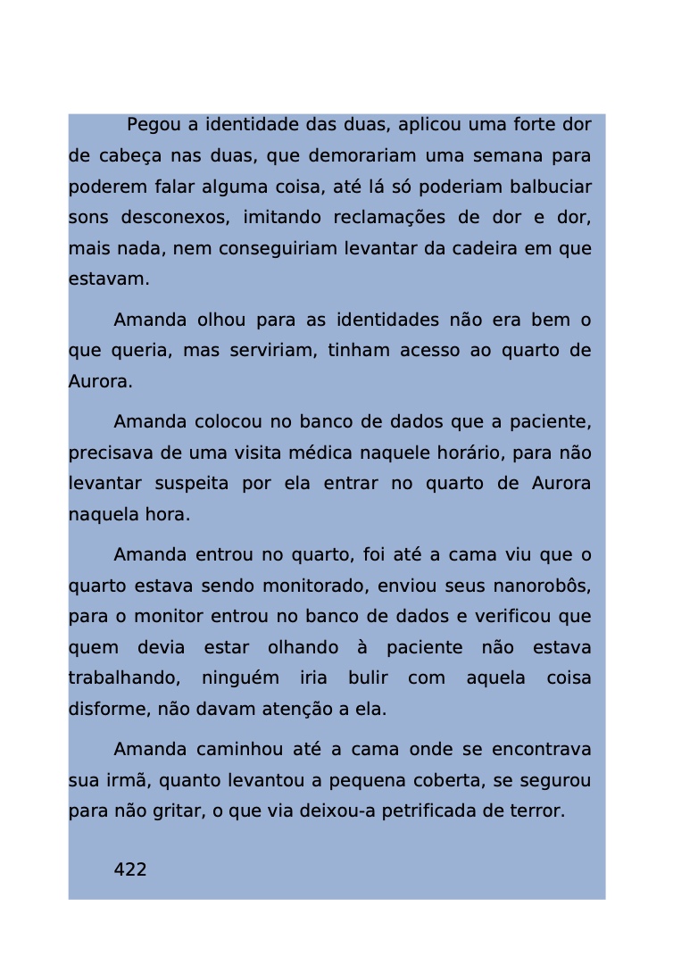 Página 365 - Livro Amanda e os Nanorobôs para Ler e Baixar em PDF para imprimir