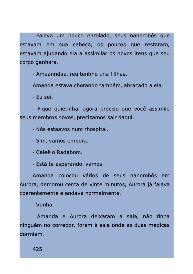 Página 368 - Livro Amanda e os Nanorobôs para Ler e Baixar em PDF para imprimir