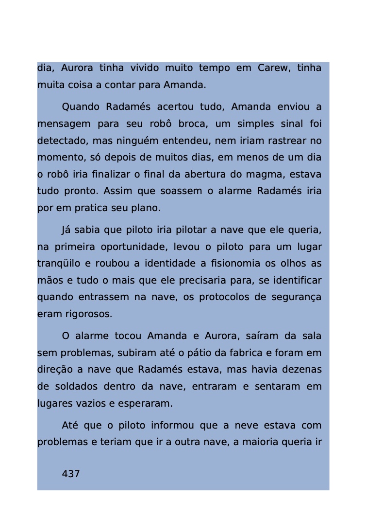 Página 381 - Livro Amanda e os Nanorobôs para Ler e Baixar em PDF para imprimir