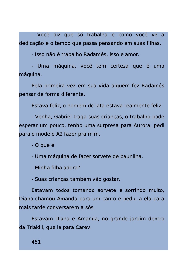 Página 397 - Livro Amanda e os Nanorobôs para Ler e Baixar em PDF para imprimir