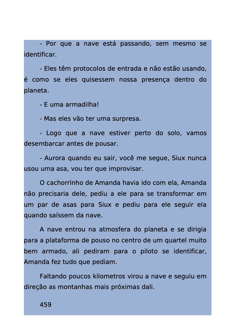 Página 405 - Livro Amanda e os Nanorobôs para Ler e Baixar em PDF para imprimir