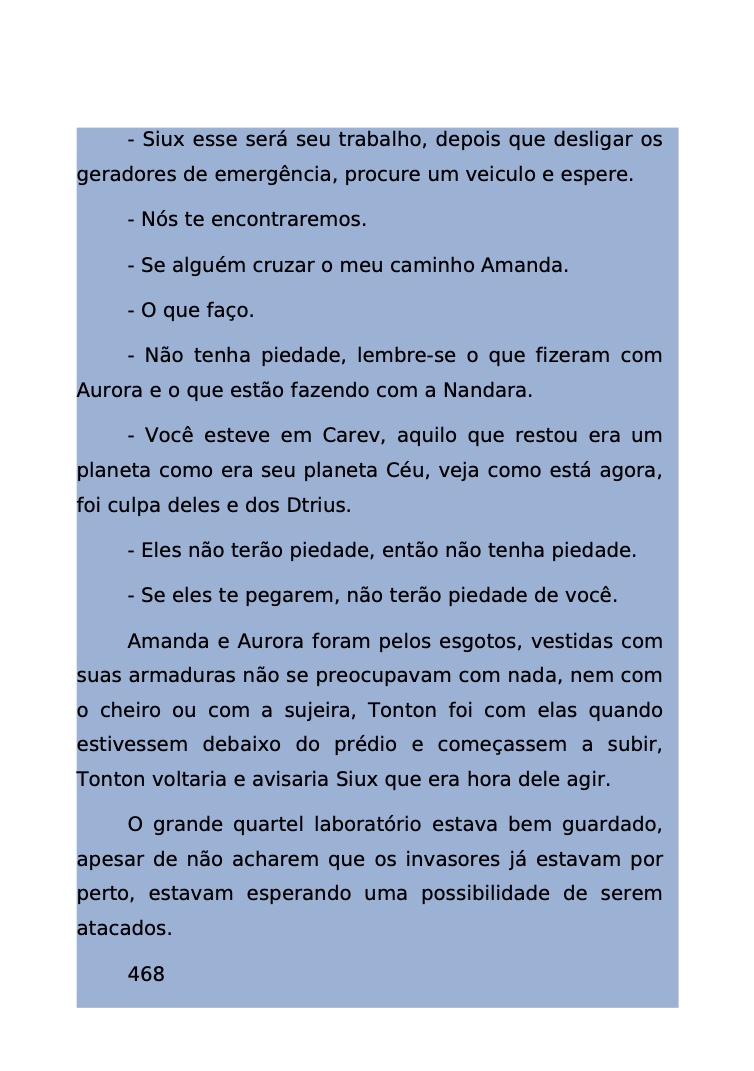 Página 415 - Livro Amanda e os Nanorobôs para Ler e Baixar em PDF para imprimir