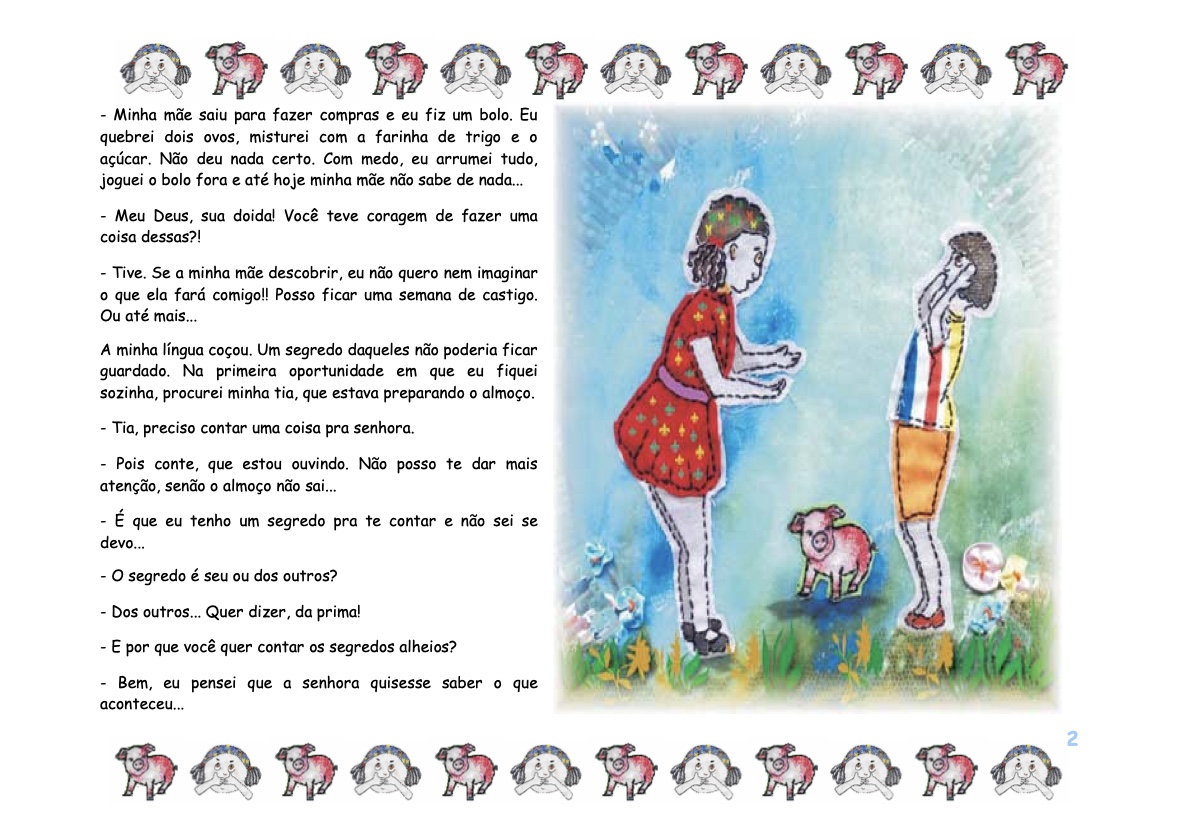 Página 2 - Livro Infantil Conto ou Não Conto? para Ler e Imprimir para imprimir