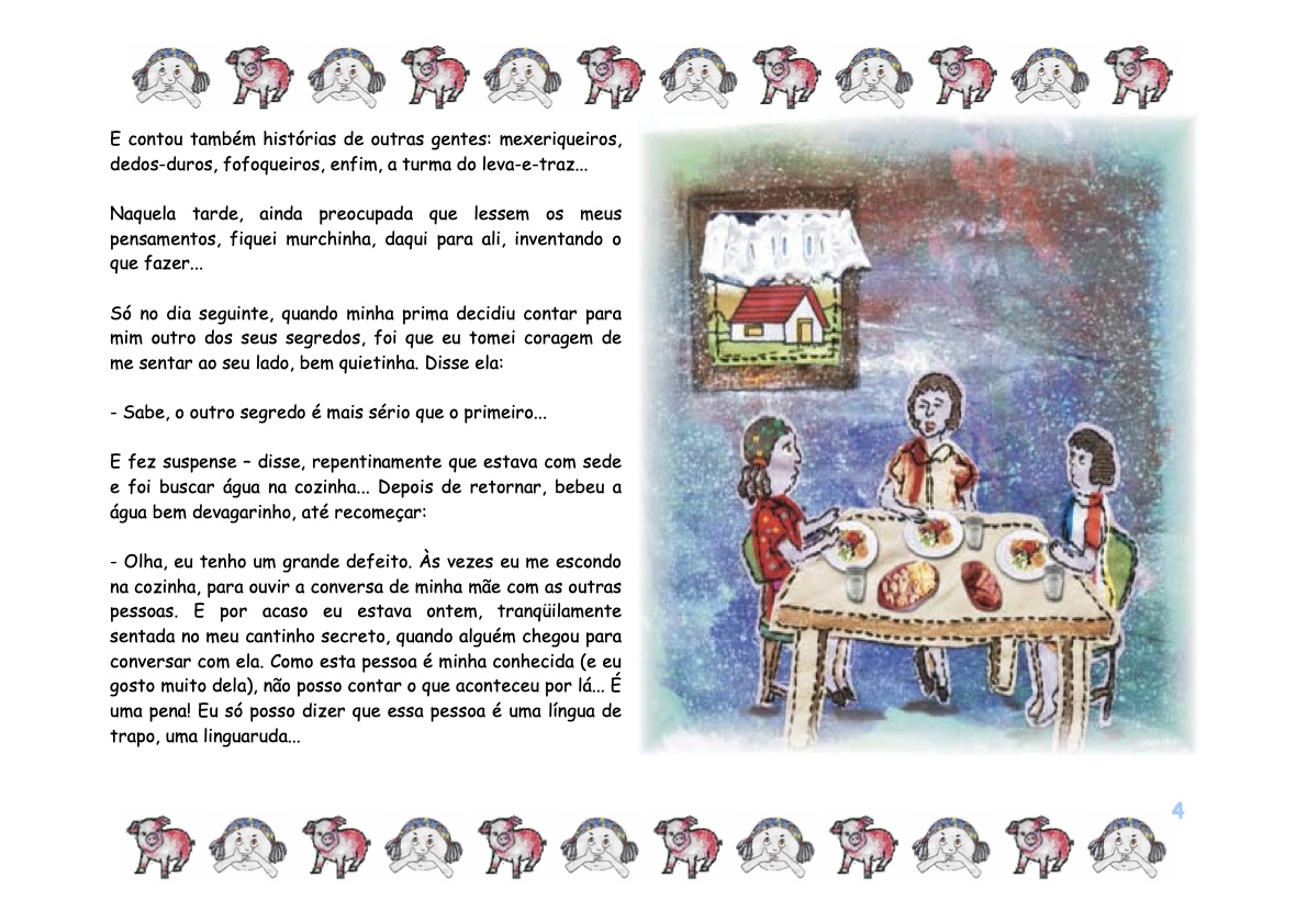 Página 4 - Livro Infantil Conto ou Não Conto? para Ler e Imprimir para imprimir