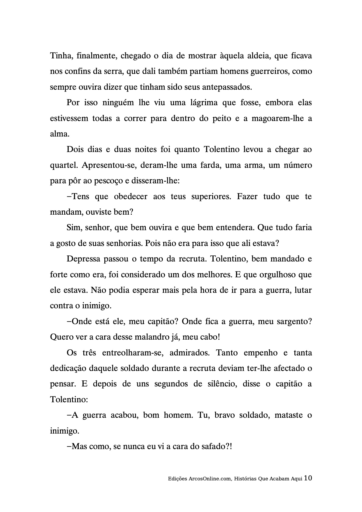 Página 10 - Livro Infantil Histórias que Acabam Aqui para Ler e Imprimir para imprimir