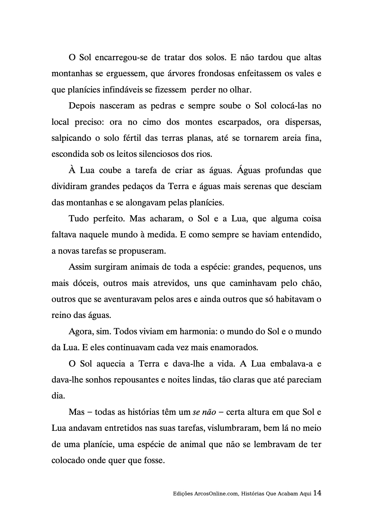 Página 14 - Livro Infantil Histórias que Acabam Aqui para Ler e Imprimir para imprimir