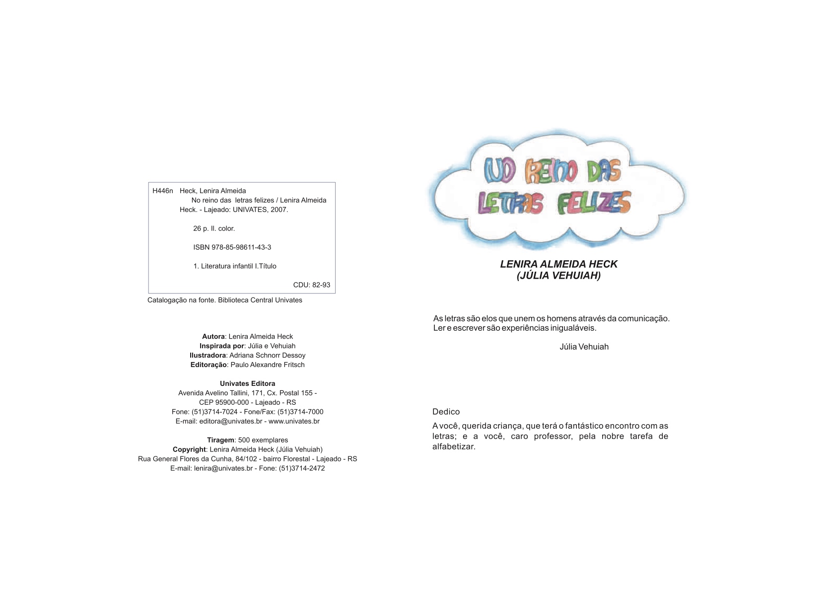 Página 2 - Livro Infantil No Reino das Letras Felizes para Ler e Imprimir para imprimir