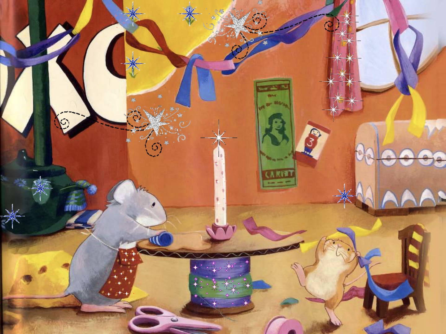 Página do Livro 3 - Livro infantil Uma Noite de Natal ilustrado para ler e imprimir para imprimir