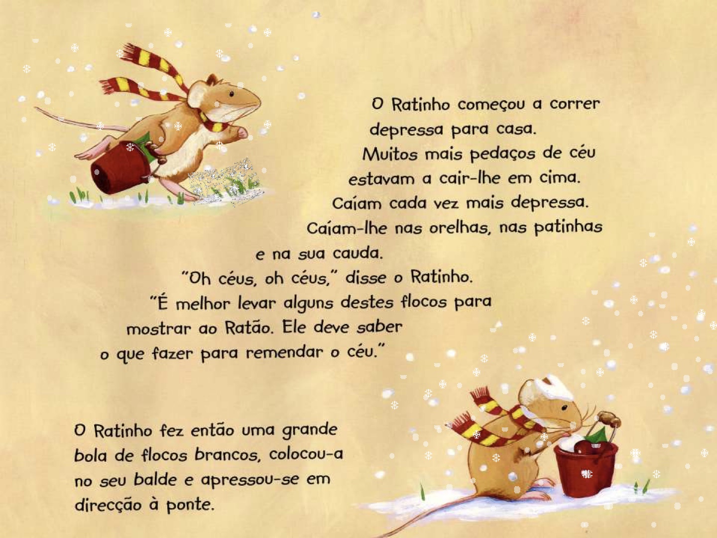 Página do Livro 9 - Livro infantil Uma Noite de Natal ilustrado para ler e imprimir para imprimir