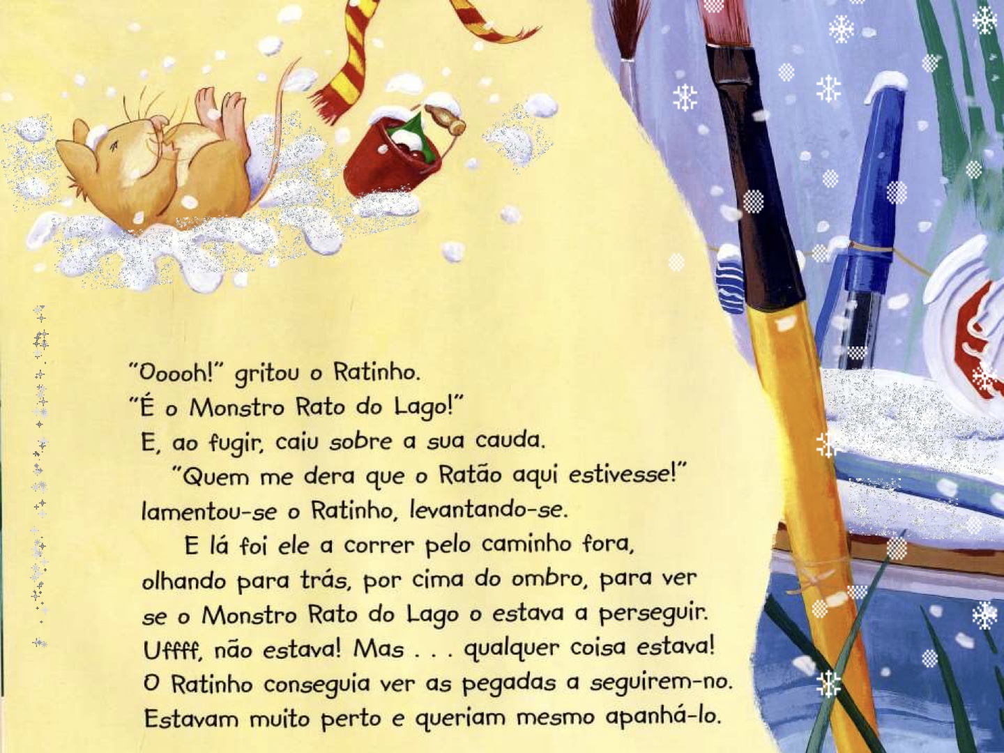 Página do Livro 12 - Livro infantil Uma Noite de Natal ilustrado para ler e imprimir para imprimir
