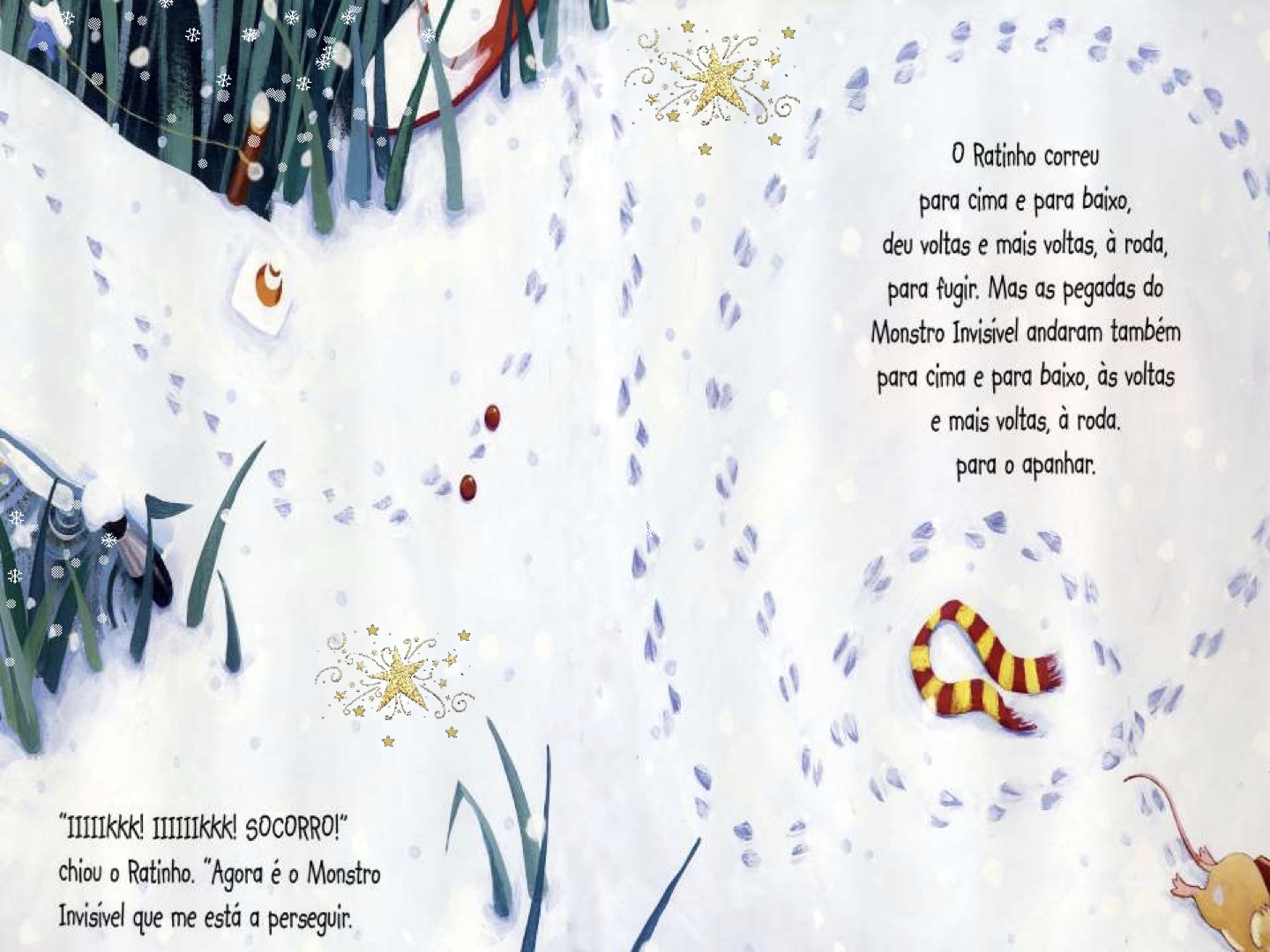 Página do Livro 13 - Livro infantil Uma Noite de Natal ilustrado para ler e imprimir para imprimir